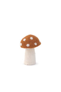 Muskhane Mushroom - Medium 11cm - DOTTY Caramel