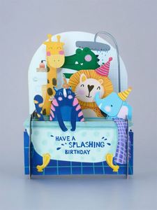 Greeting Gift Cards: Pop Up Card | Splashing Birthday