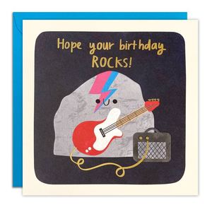 Hope Your Birthday Rocks - Birthday Card