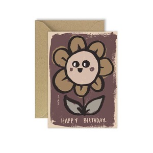Greeting Gift Cards: Greeting Card | Happy Birthday Flower