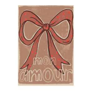 Poster | Bow Mon Amour | 50x70