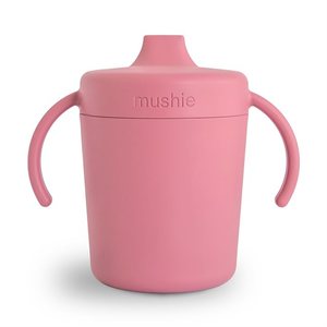 Mushie: Mushie Trainer Sippy Cup | Dusty Rose