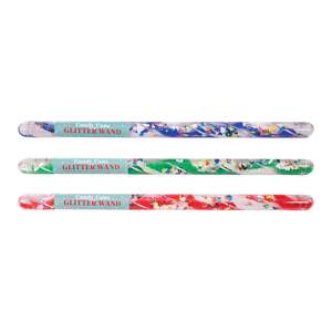 Discovery Zone Christmas Candy Cane Glitter Wand Assorted