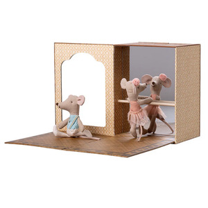 Edit Occupations: Maileg Mouse Ballet Dance Studio Little Sister and Brother