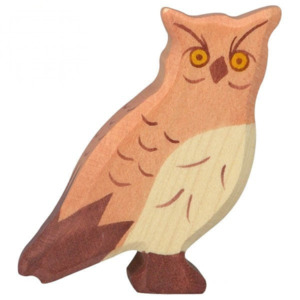 Easter: Holztiger Wooden Animal | Eagle Owl
