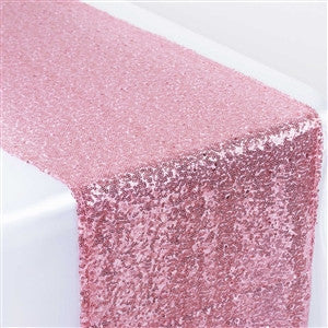 Pink Sequin Table Runner (For Hire)