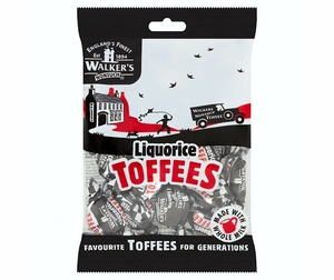 Walkers Liquorice Toffees 150g