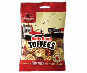 Walkers Nutty Brazil Toffees 150gm