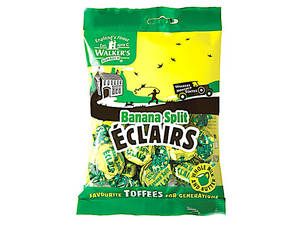 Chews: Walkers Banana Split Eclairs 150gm