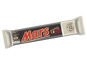 Mars Bar Twin Pack- Bulk 25 x 64gm