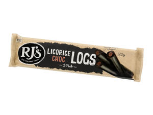 RJs Licorice Choc Logs Triple Pack