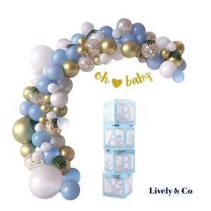 Baby Blue Baby Shower Bundle