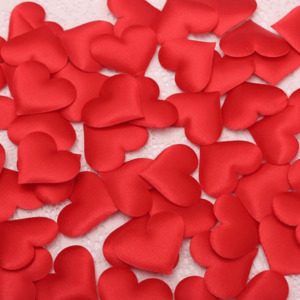 Confetti 1: Puffed Red Heart Confetti Sprinkles