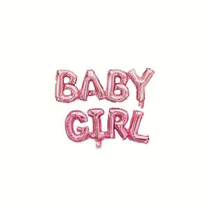 Script Baby Girl Balloons