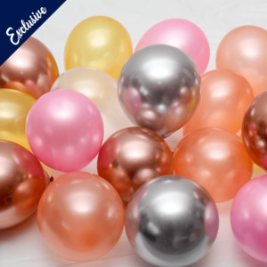 Baby Box 5" Balloon Set Rose Gold