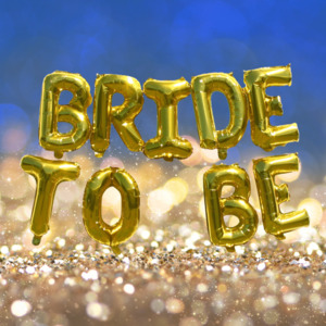 Bride To Be Gold Balloons