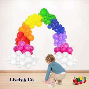 Balloon Garlands: Balloon DIY Garland - Rainbow