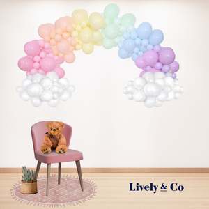Balloon Garlands: Balloon DIY Garland - Pastel Macaron Rainbow