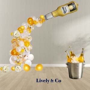 Balloon DIY Garland - Corona Beer Bottle