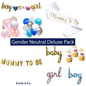 Gender Reveal Balloons: Gender Neutral Deluxe Pack