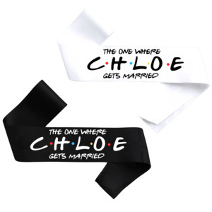 Friends%E2%84%A2 Themed Merchandise: FRIENDS™ Personalised Sash