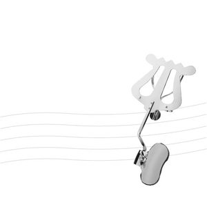 K&M Ruka - 37521 - Trombone Lyre - Nickel Plated.