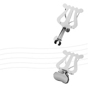 Stands: K&M Ruka - 37501 - Trumpet Lyre - Nickel Plated.