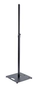 Pro Audio Multi Media Speaker Stands: K&M - 26729-000-55 - Flat Base Speaker Stand - 406 x 406 mm.