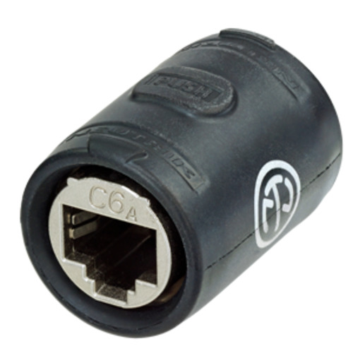 Neutrik - NE8FFX6-W - Cat6A Feedthrough Coupler For Cable Extensions.