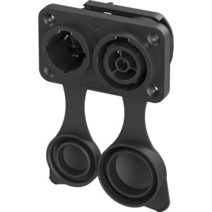 Neutrik Connectors 1: Neutrik - NAC3PX-TRUE1 - Appliance Inlet-Outlet Airtight Connector.