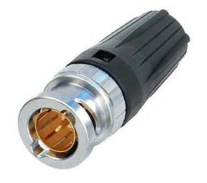 Neutrik - NBNC75BLP7 - The rearTWIST HD BNC cable connector offers a true 75 Ω &hellip;