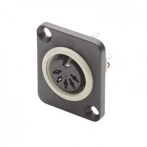 Hi Con Connectors: Hi-Con - HI-MIDI-EFD - D-series Mount MIDI Connector