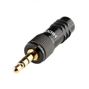 Hi Con Connectors: Hi-Con - HI-J35S-SCREW-M - 3.5mm Mini Jack Connector - Black.
