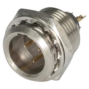 Hi-Con - HI-XMEM3 - Male 3 Pin Mini XLR Chassis Mount.