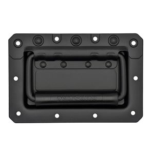 Speaker Cabinet Hardware: Penn Elcom - H1050K - Rivet Protected Recessed Handle - Black.