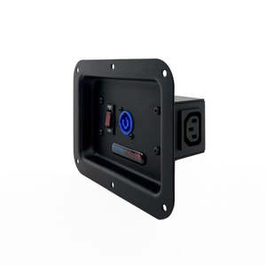 Roadcase Hardware 1: Penn Elcom - PDU10-PCFC-X - 10A Power Dish (Horizontal or Vertical).