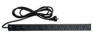 Penn Elcom - PDU-AU-10B - 10 way vertical PDU with 3m/118" mains cable with 16A &hellip;