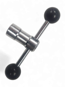 Konig Meyer Spare Parts: K&M - 6-30351-1-02 - T-bar screw assembly for mic boom - Chrome.