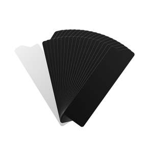 CRDBag - CRDTABS - Black / White Cardtabs For Pouch Window Label - 20pcs.