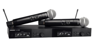 Shure - SLXD24D-SM58-H57 - Digital Wireless Dual Handheld System (520-564 Mhz)