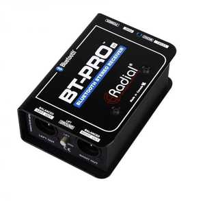 Di Boxes Dante Audio Solutions: Radial Engineering - BT Pro V2 - Stereo BlueTooth Direct Box.