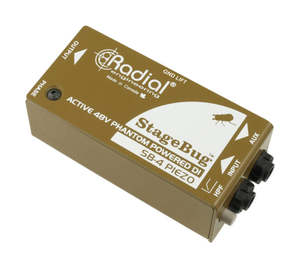 Radial Engineering - StageBug SB-4 - Active Stereo for Piezo Pickup.