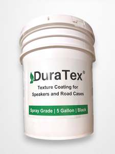 Duratex Texture Coatings For Speaker Cabinets: DuraTex - Spray Grade - Black - 5 Gallon