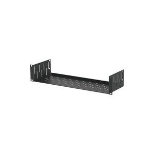 19 Racking 1: Penn Elcom - R1297-152/2UK - 2U Clamping Rack Shelf - 152mm Deep.