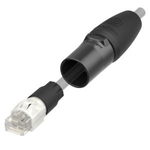 Neutrik - NE8MXR-B-TOP - Retractable carrier shell allows compatibility with com&hellip;