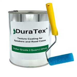 Duratex Texture Coatings For Speaker Cabinets: Duratex - Roller Grade - White - 1 Quart.
