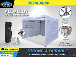Gazebo PRO37 3x3m  Aluminium  frame with sides
