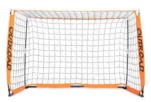 OUTROAD Portable Soccer Goal Practice Bow Style Soccer Net w/ Carry Bag (6x4 ft)