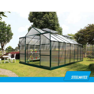 Greenhouse: 2.4m X 5.1m The Ultimate Greenhouse 6mm Twin Wall