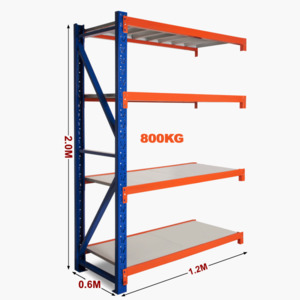 2m Tall Heavy Duty 1m Add On Shelf
